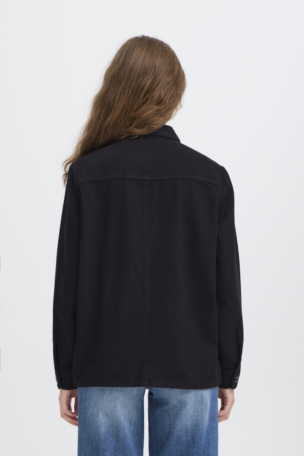Hezano Dark Navy Jacket by ICHI
