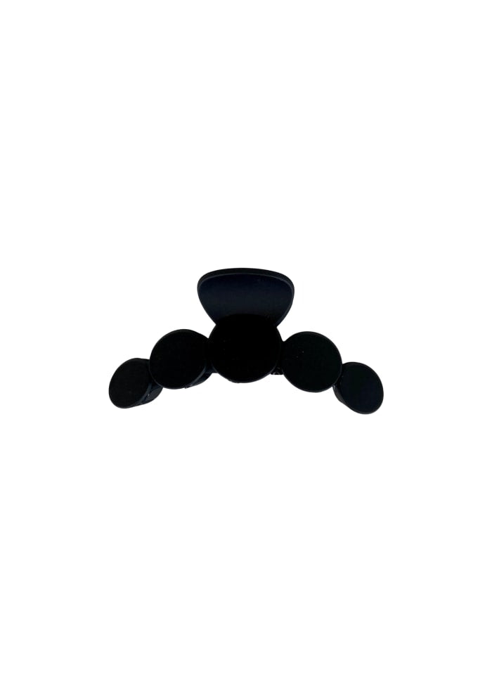 Bubble Matt Hair Claw - Black
