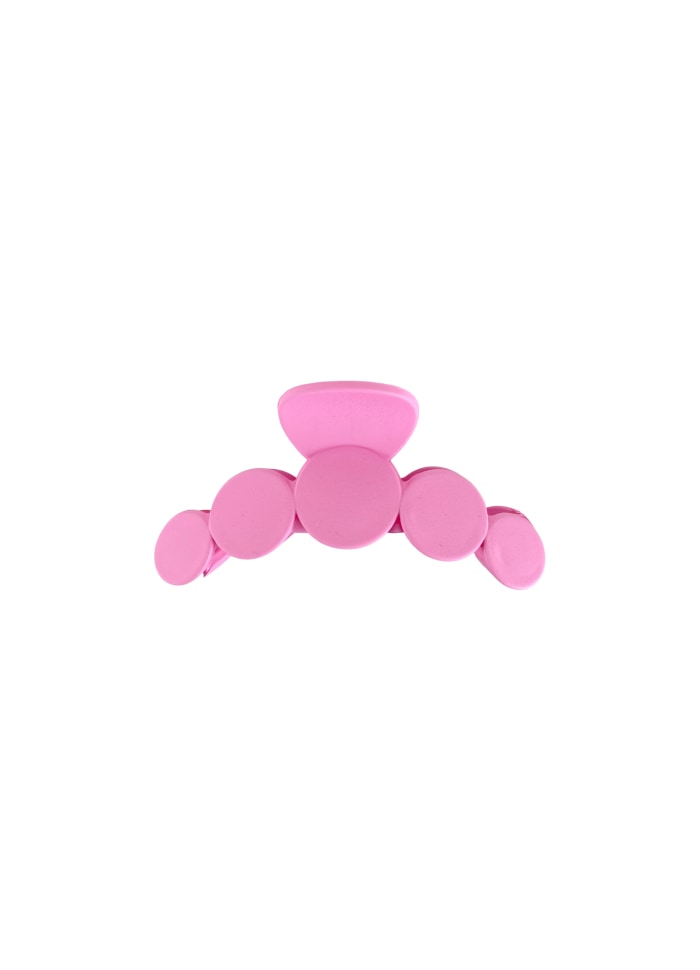 Bubble Matt Hair Claw - Candy Pink