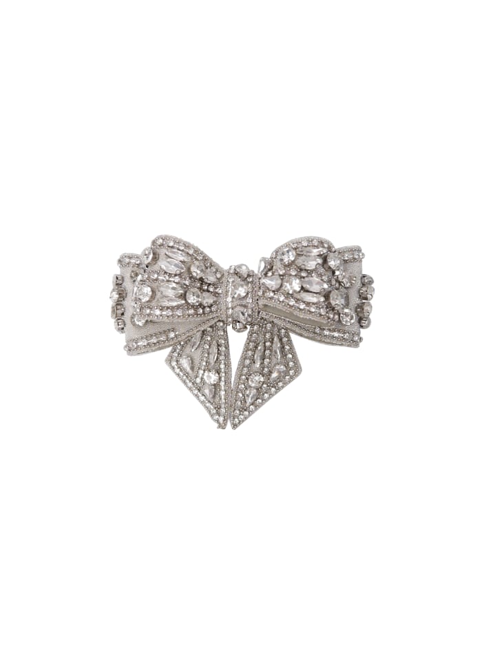 Dui Silver Bow Brooch