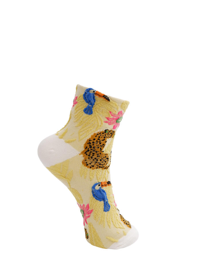 Elke Animal Sock by Black Colour