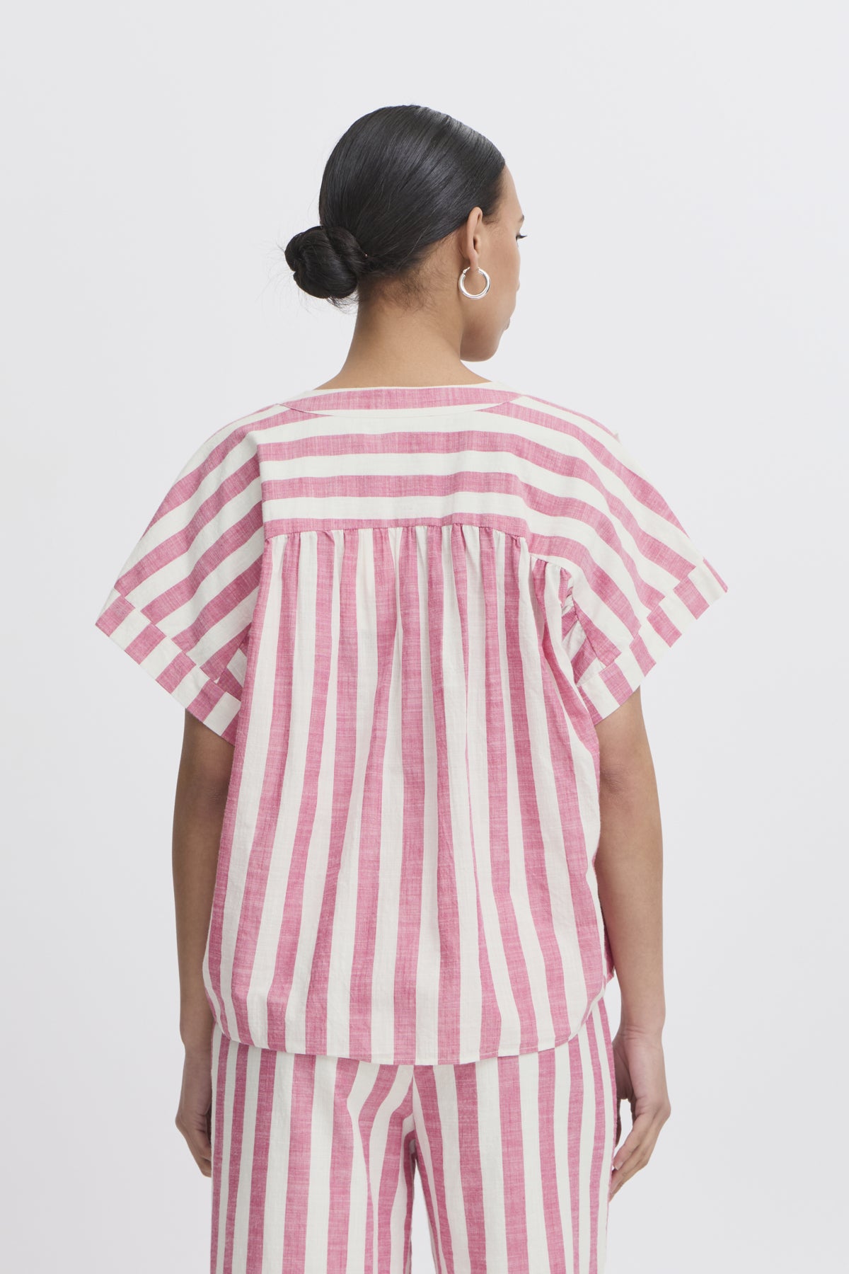 Lolia Rose Stripe Shirt by ICHI