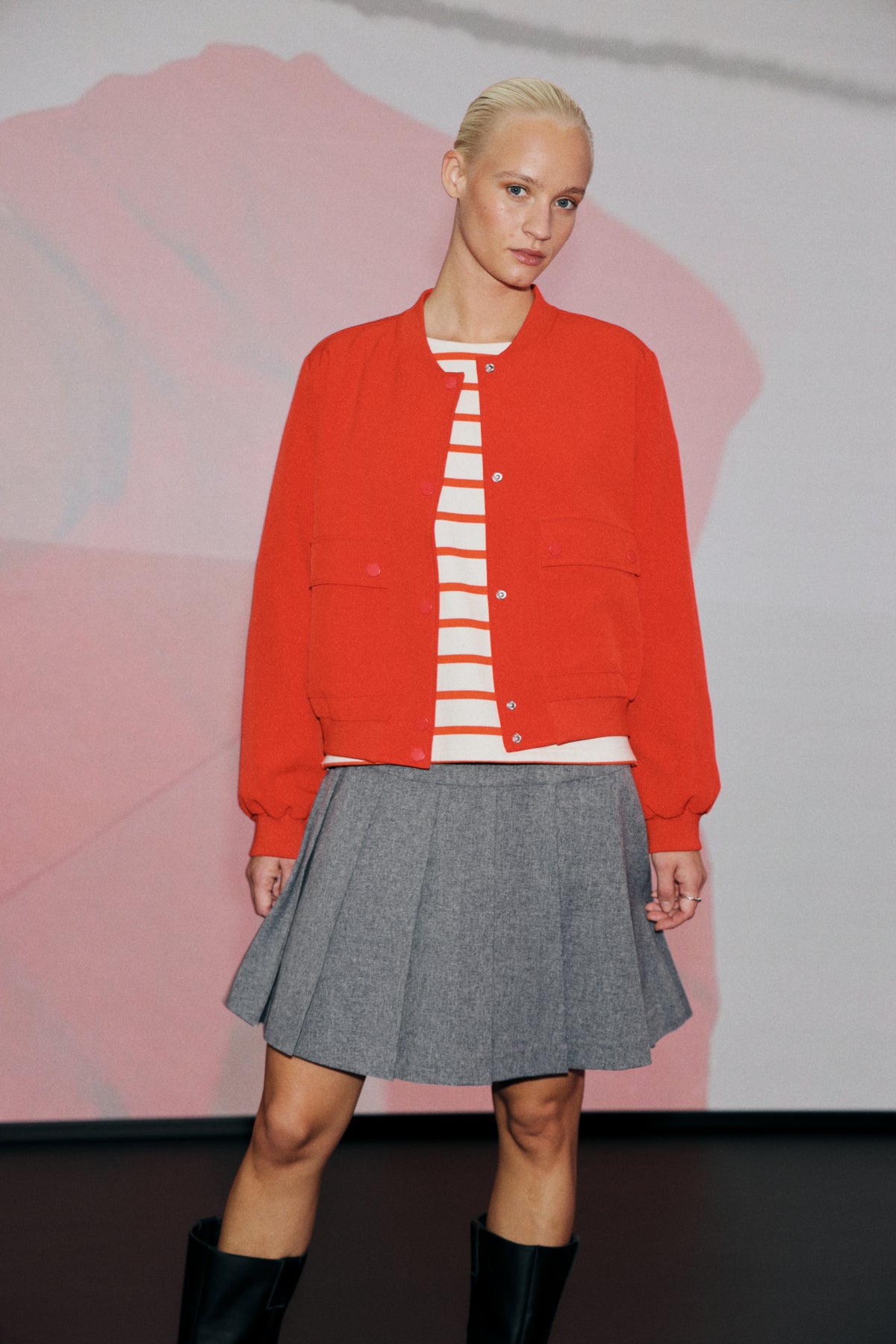 Folavi Fiery Red Jacket by ICHI
