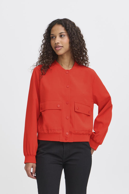 Folavi Fiery Red Jacket by ICHI