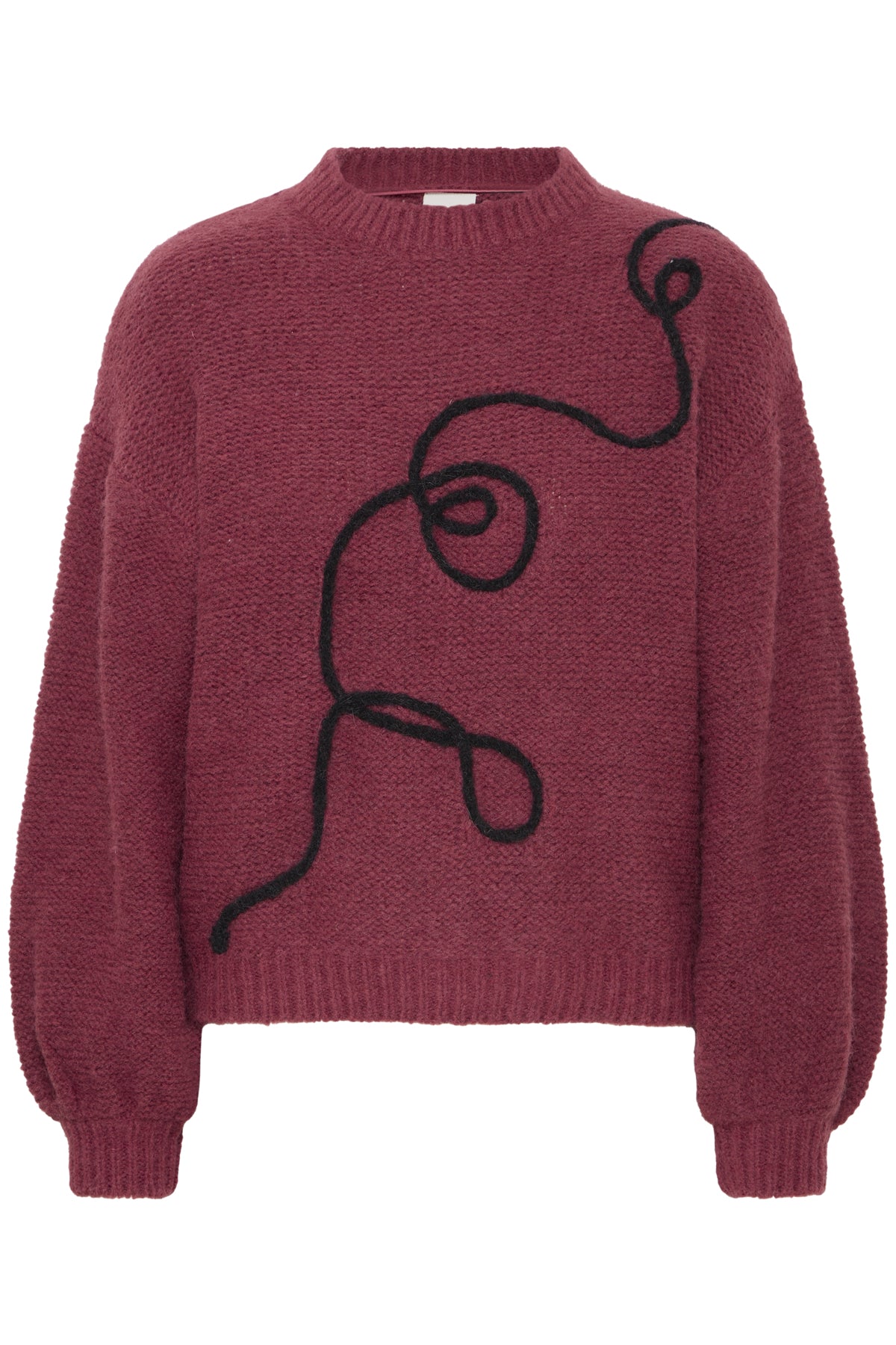 Catrina Maroon Jumper by ICHI