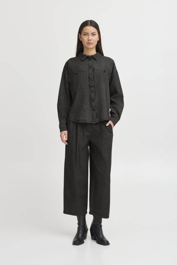 Archer Washed Black Denim Pant by ICHI