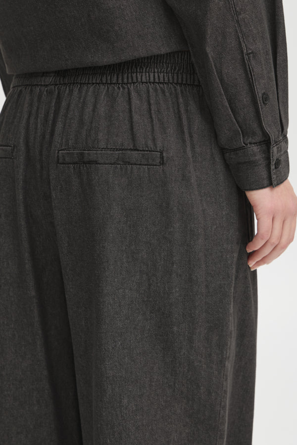 Archer Washed Black Denim Pant by ICHI