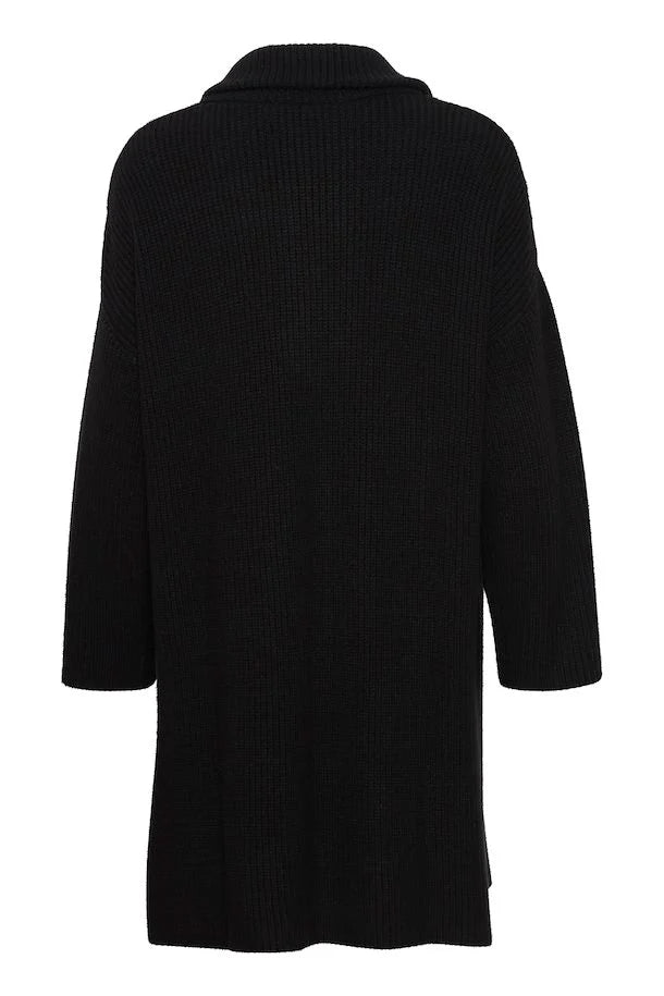Corana Black Knitted Dress by ICHI