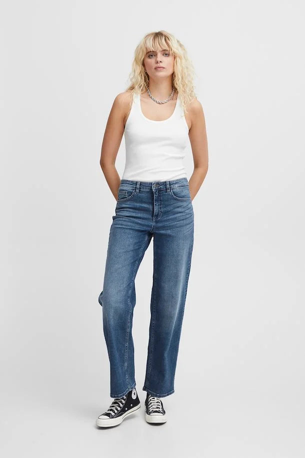 Twiggy Straight Leg Jeans by ICHI