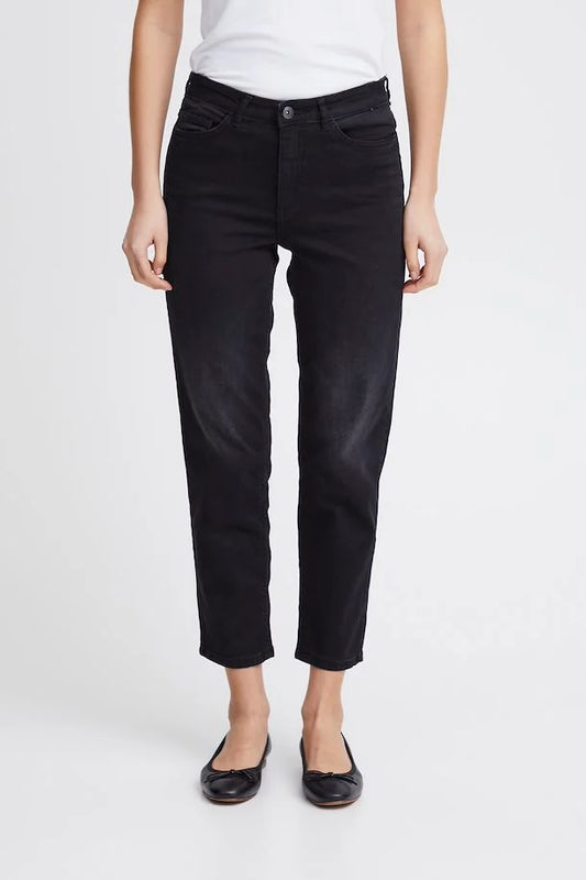 Twiggy Washed Black Raven Jeans by ICHI