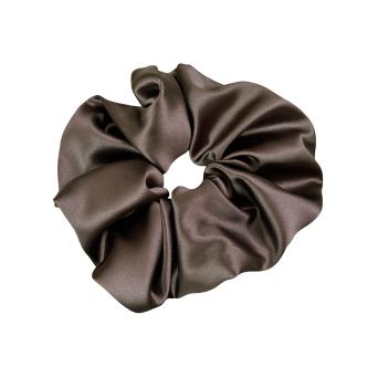 Extra Large Silky Scrunchie - Chocolate