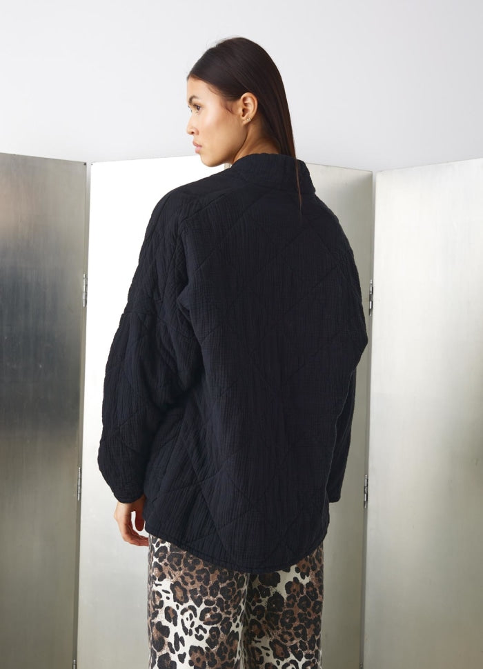 Journey Washed Black Jacket by Noella