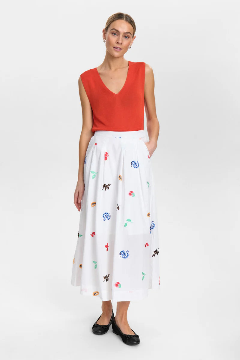 Valentine Embroidered Skirt by NUMPH