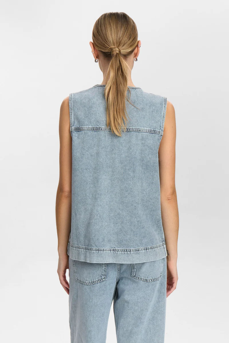 Brooklyn Denim Vest by NUMPH