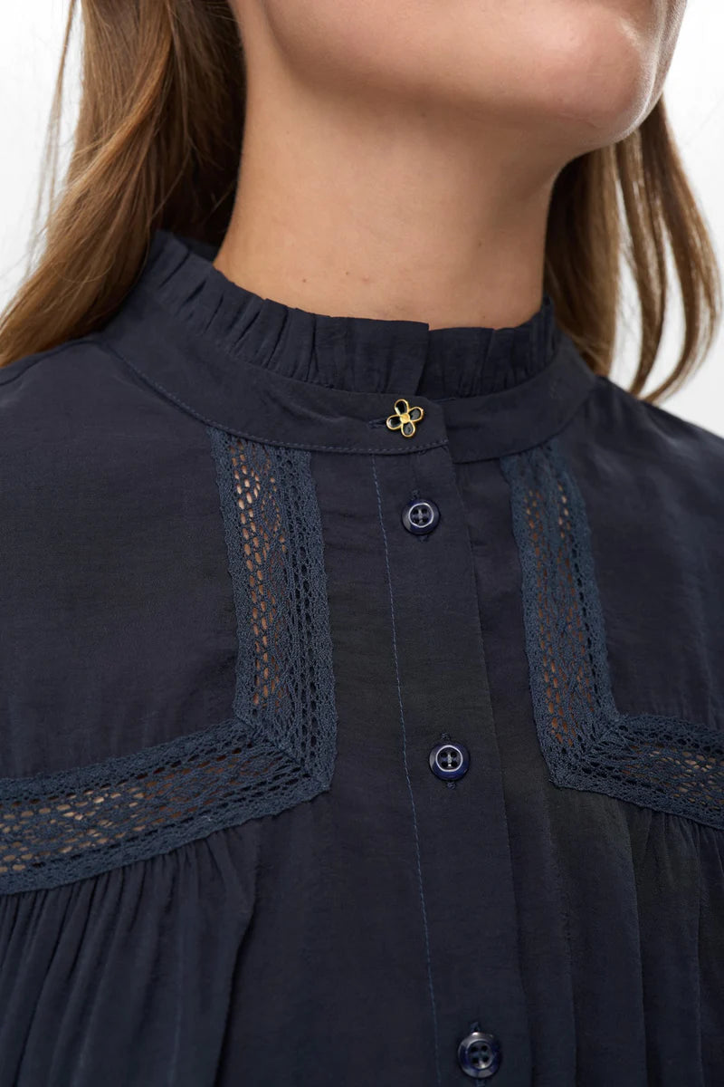 Rika Shirt - Dark Sapphire by Numph