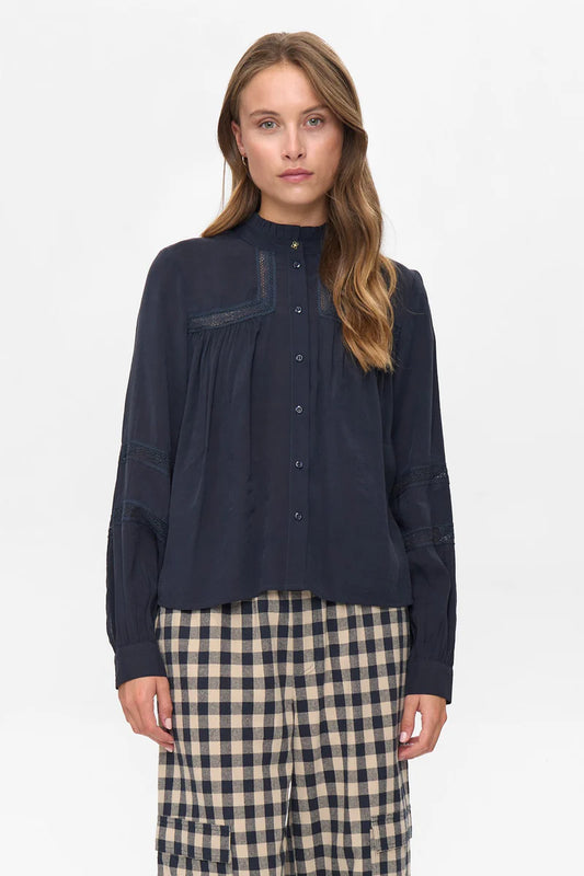 Rika Shirt - Dark Sapphire by Numph