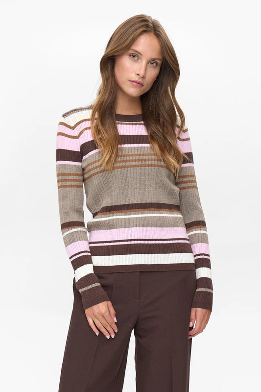 Kitti Stripe Pullover by Numph