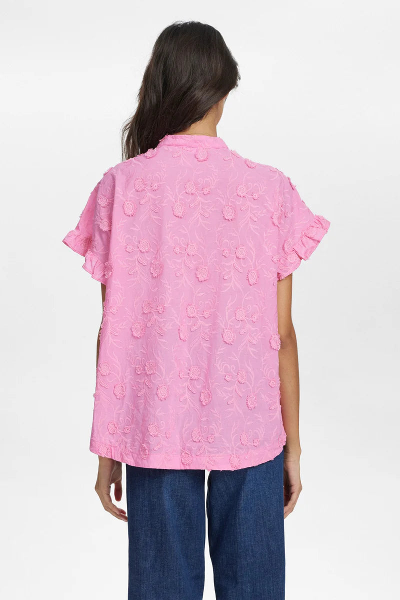 Gisella Pink Carnation Shirt by Numph