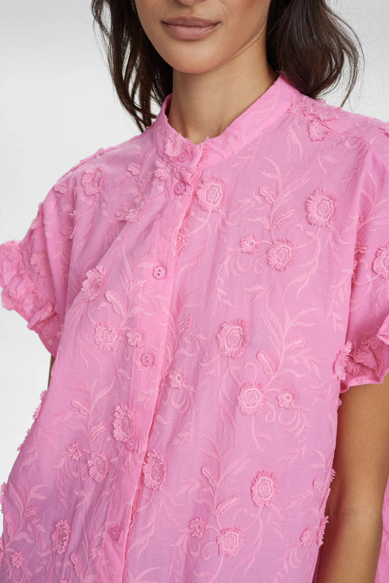 Gisella Pink Carnation Shirt by Numph