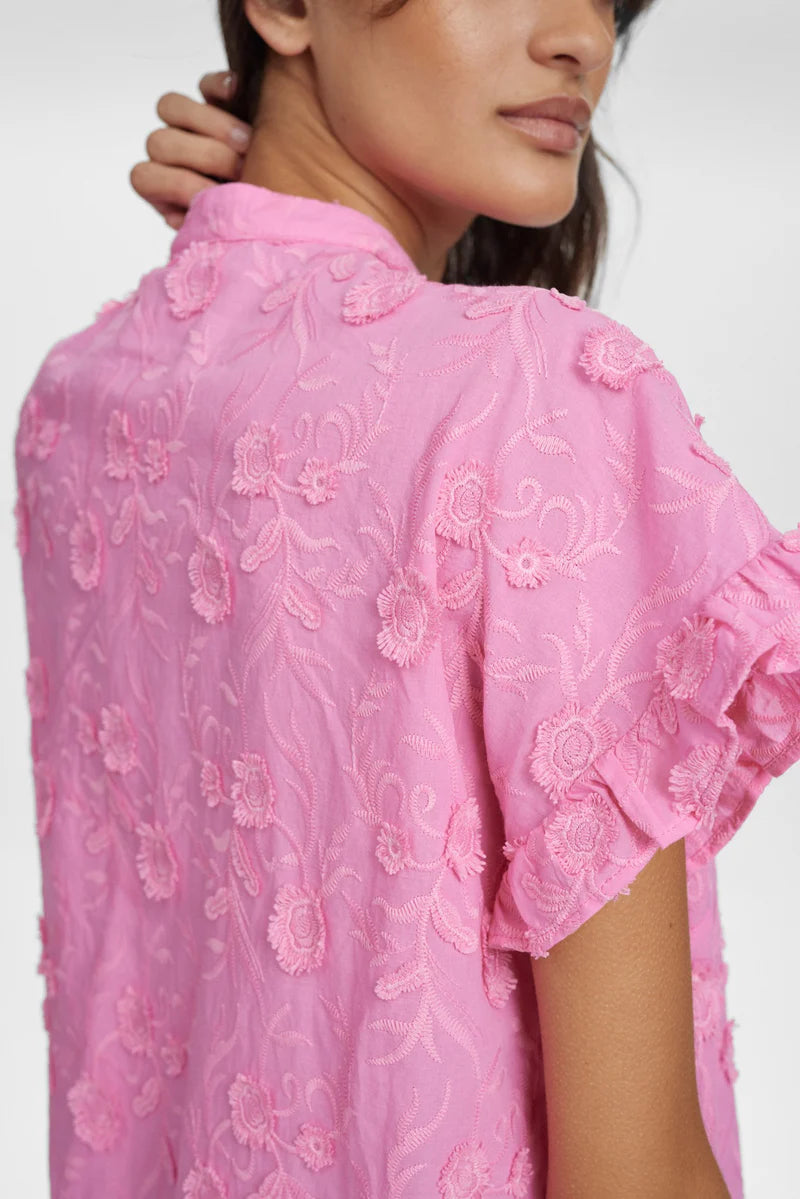 Gisella Pink Carnation Shirt by Numph