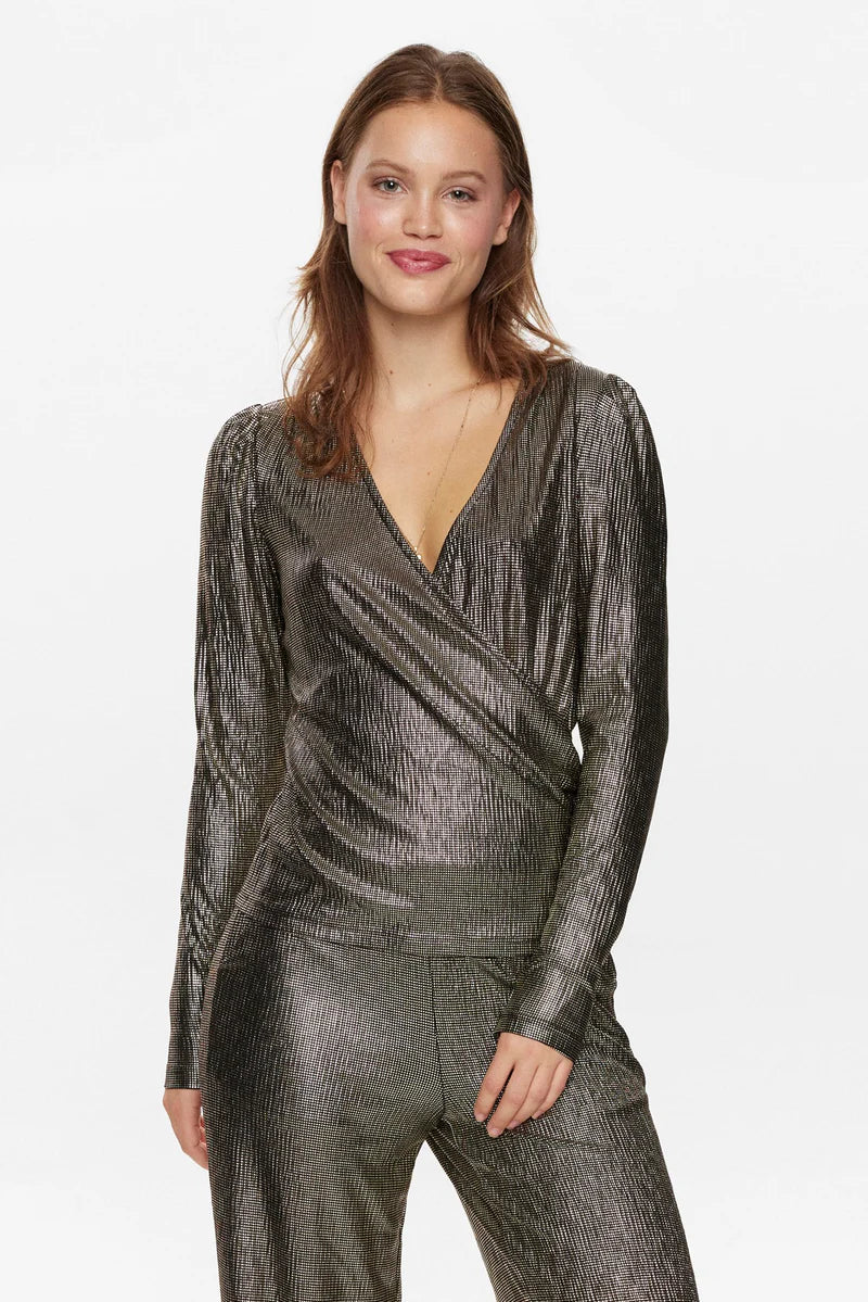 Simma Gold Blouse by Numph