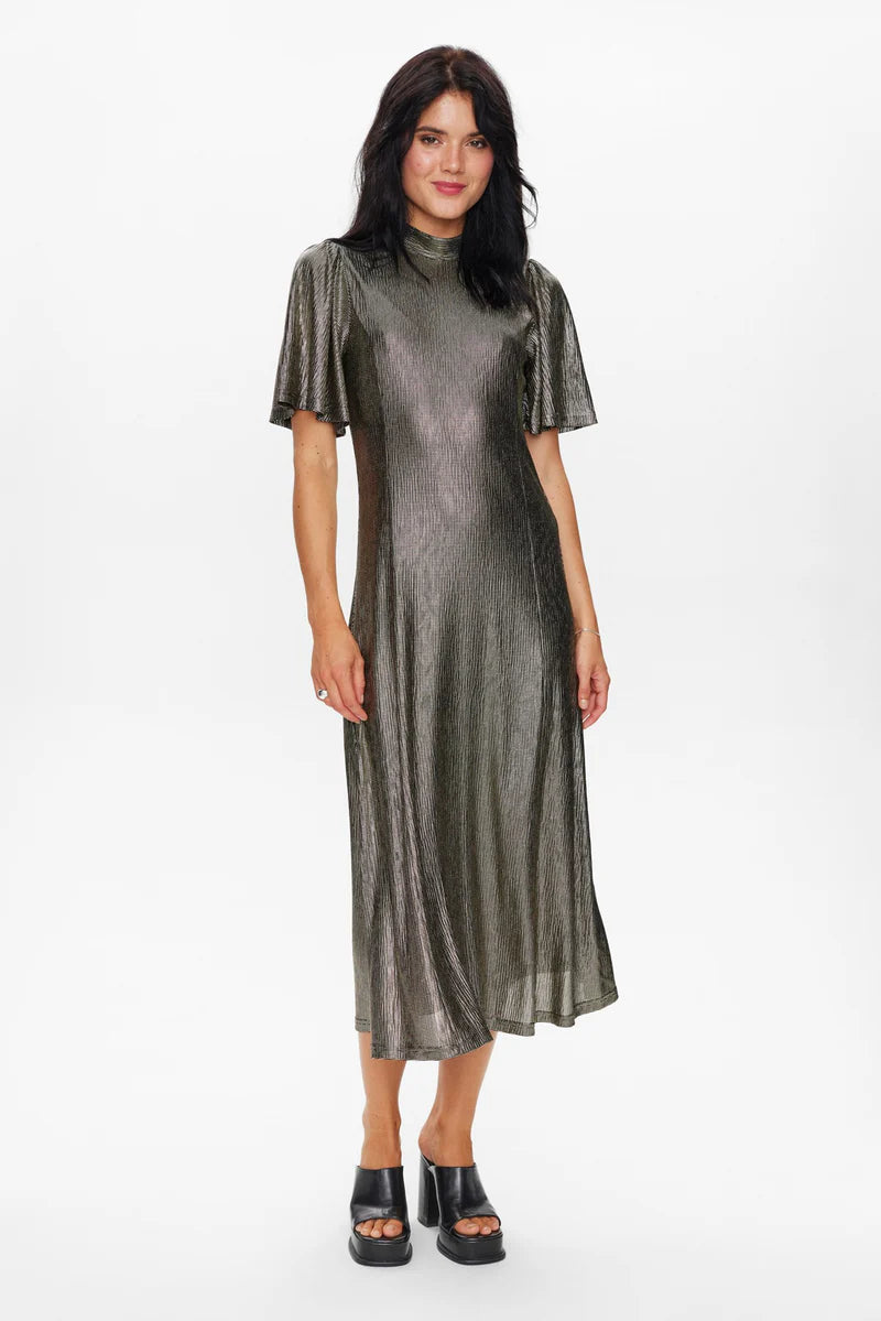 Simma Gold Dress by Numph