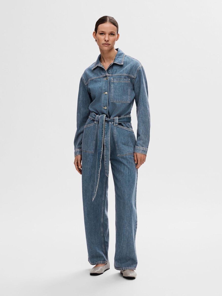 Marley Denim Jumpsuit by Selected Femme