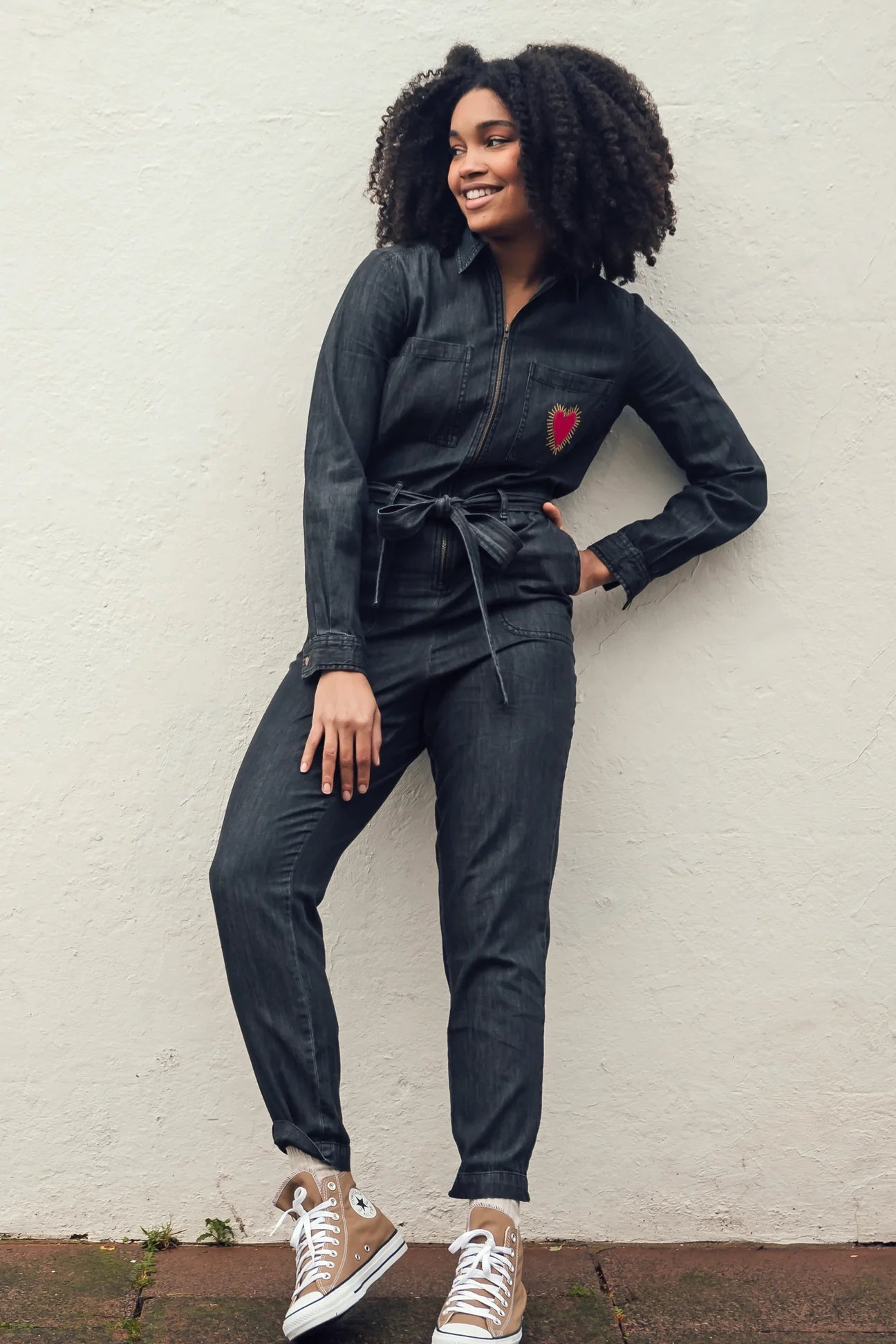 Anwen Denim Boilersuit by Sugarhill Brighton – PARADE Anwen Denim Boilersuit by Sugarhill Brighton – PARADE