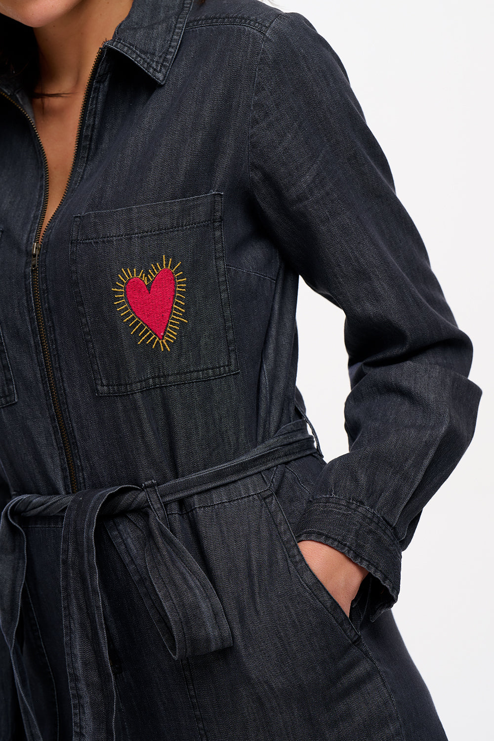 Anwen Denim Boilersuit by Sugarhill Brighton