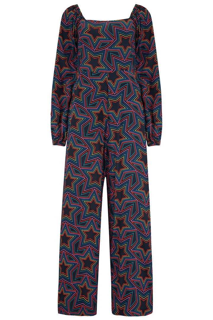 Hestia Rainbow Star Jumpsuit by Sugarhill Brighton