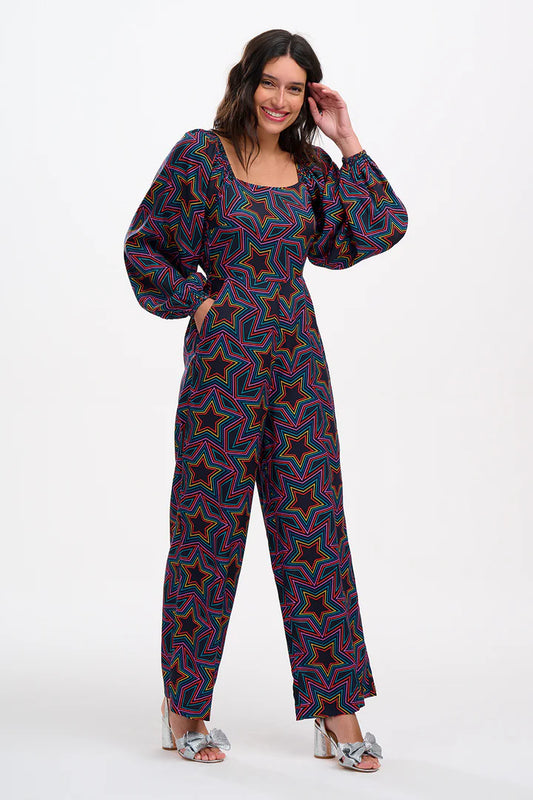 Hestia Rainbow Star Jumpsuit by Sugarhill Brighton