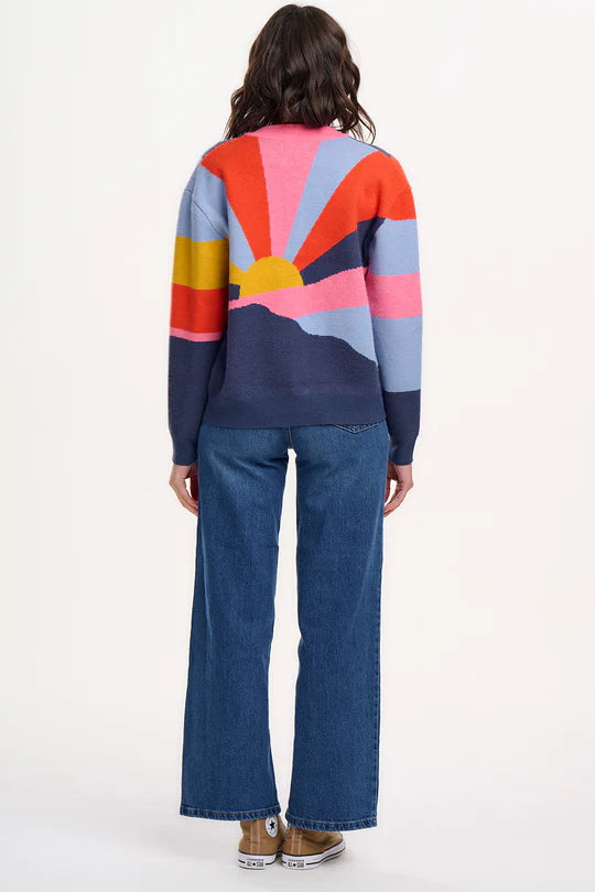 Solana Sunrays Knitted Bomber by Sugarhill Brighton