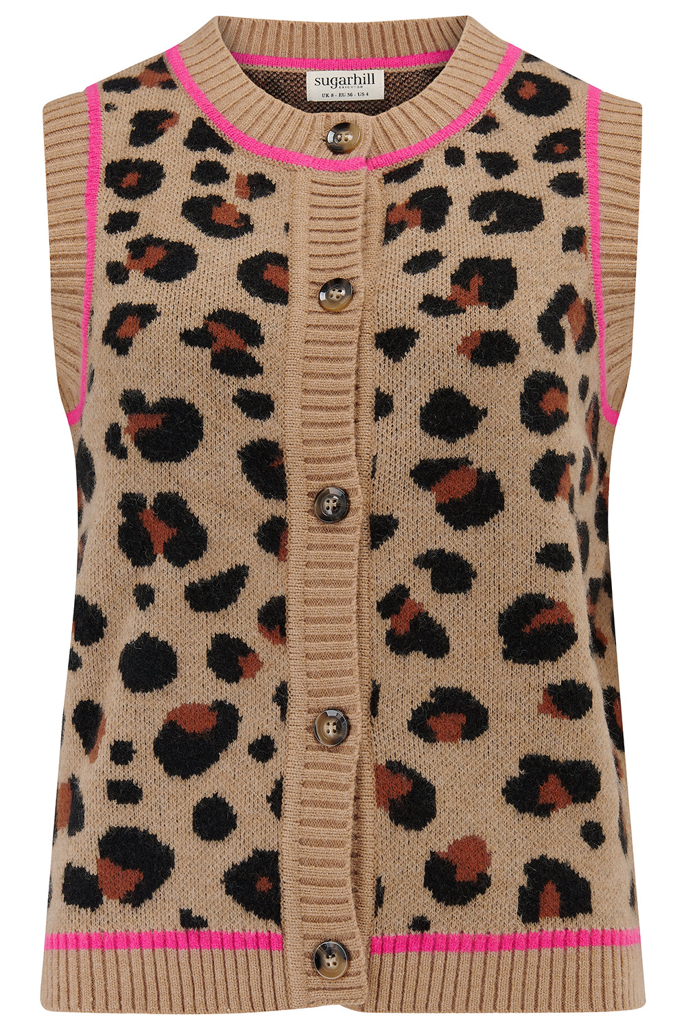 Natalie Knitted Waistcoat by Sugarhill Brighton