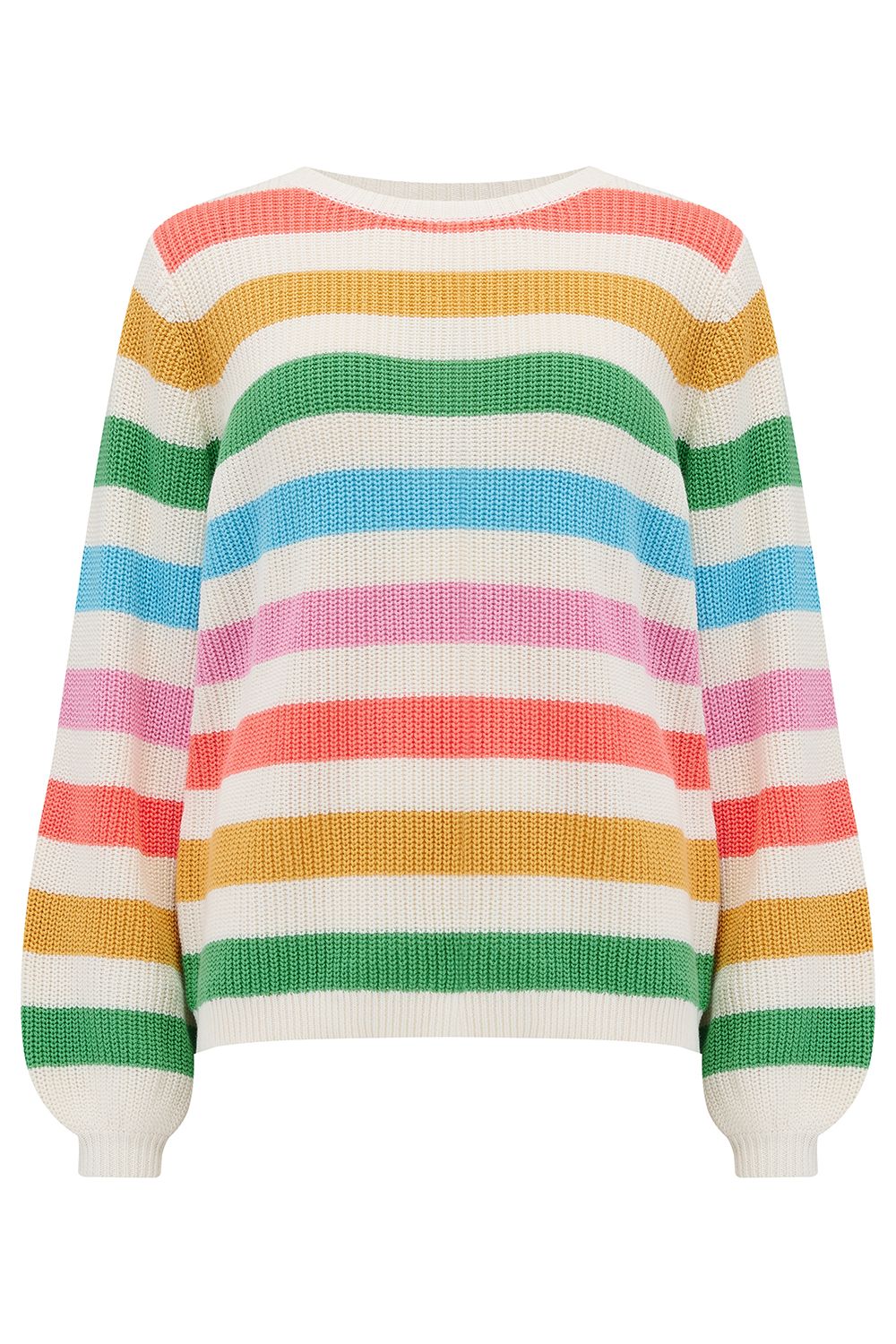 Marina Jumper Rainbow Stripes by Sugarhill Brighton PARADE