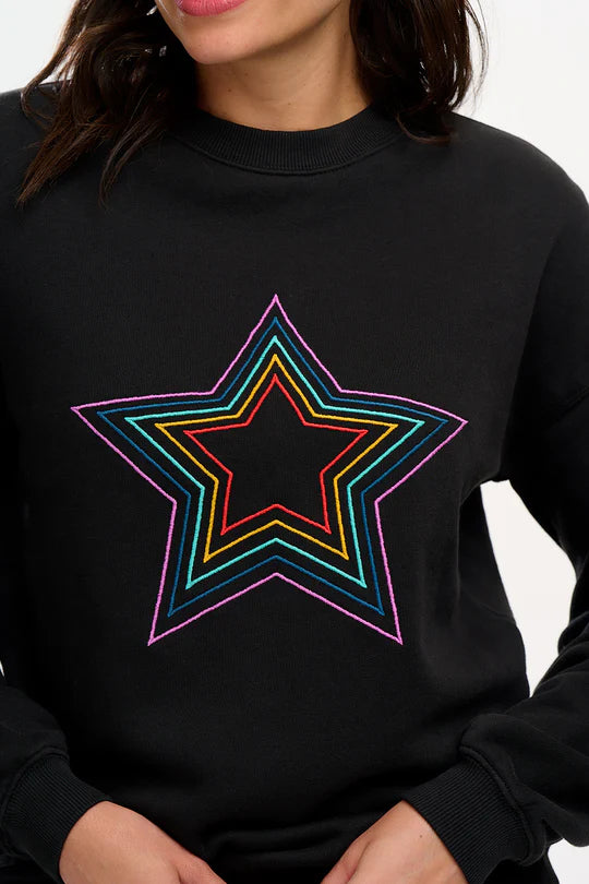 Noah Rainbow Star Sweatshirt by Sugarhill Brighton