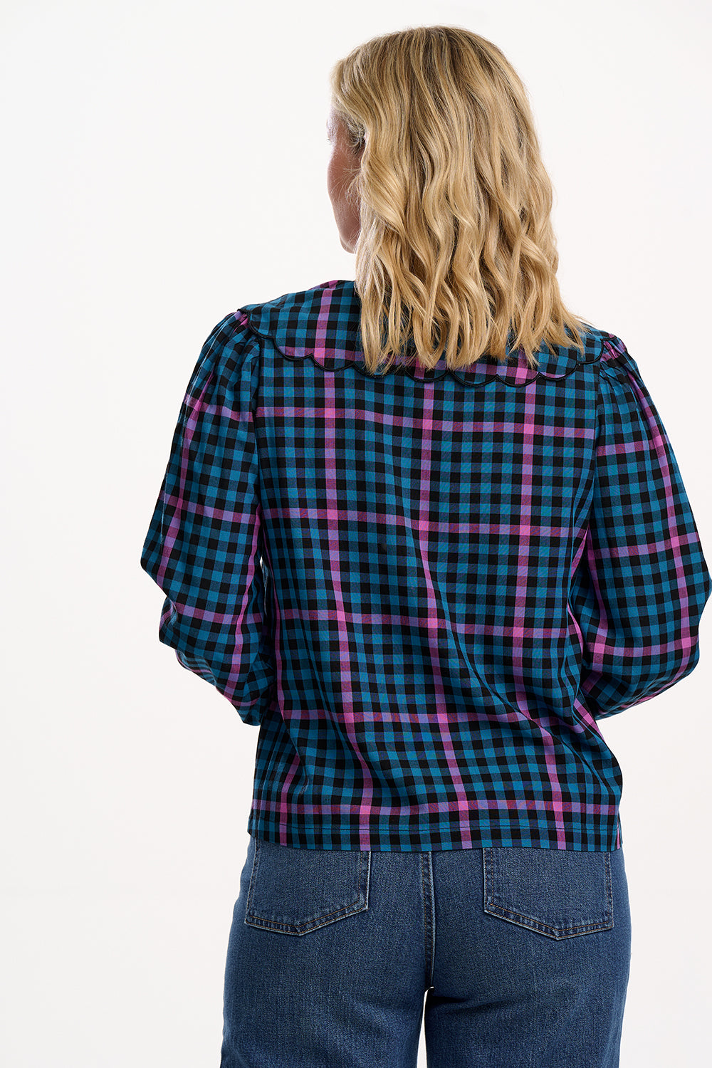 Nessie Scallop Collar Blouse by Sugarhill Brighton