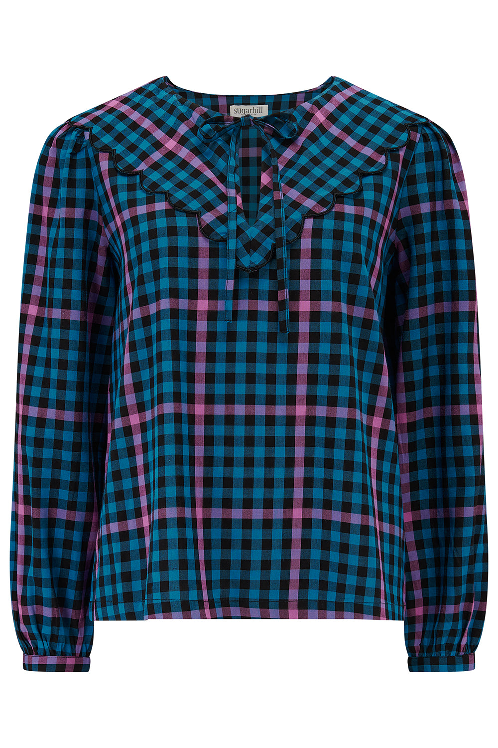 Nessie Scallop Collar Blouse by Sugarhill Brighton