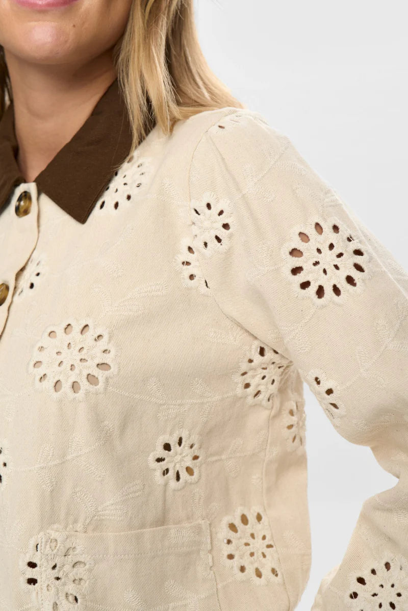 Numph Nuenora Irish Cream Jacket