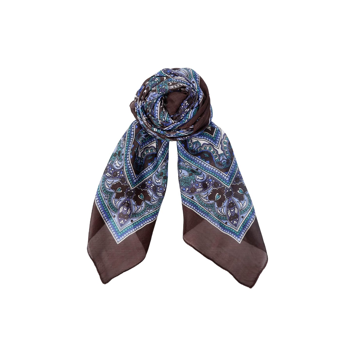 Arianna Silk Scarf by Black Colour