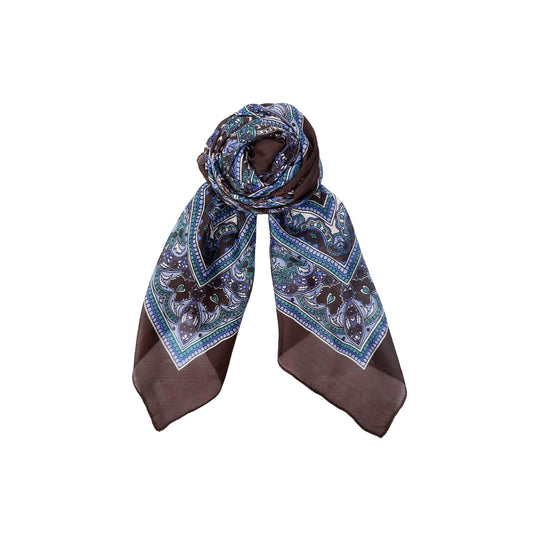 Arianna Silk Scarf by Black Colour