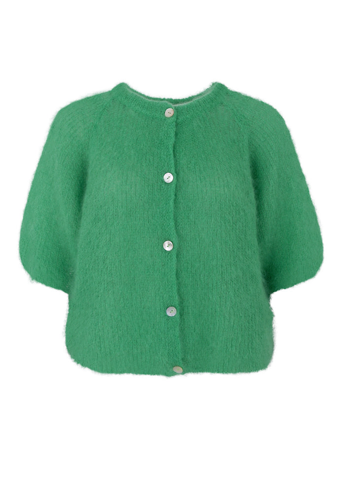 BLACK COLOUR Bjoerk Cardigan Vibrant Green