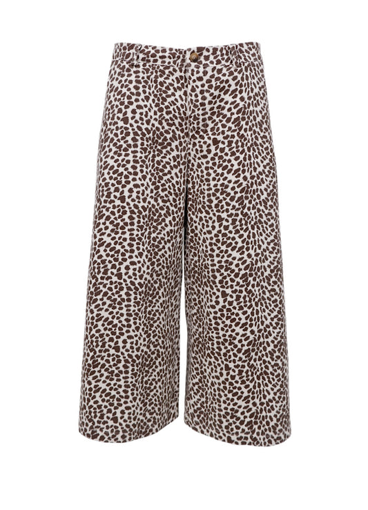 Ember Cropped Cullottes Blonde Deer by Black Colour