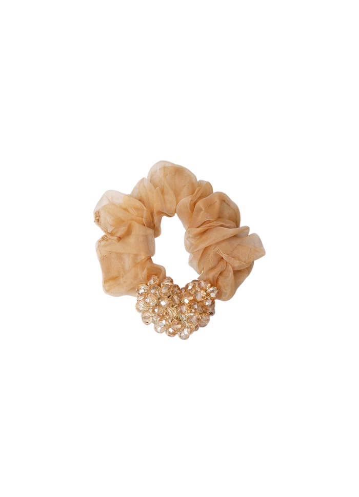 Emina Golden Beaded Mini Scrunchie