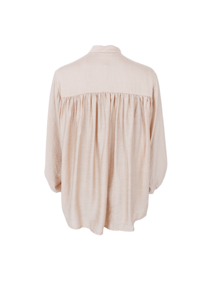Laurel Champagne Shirt by Black Colour