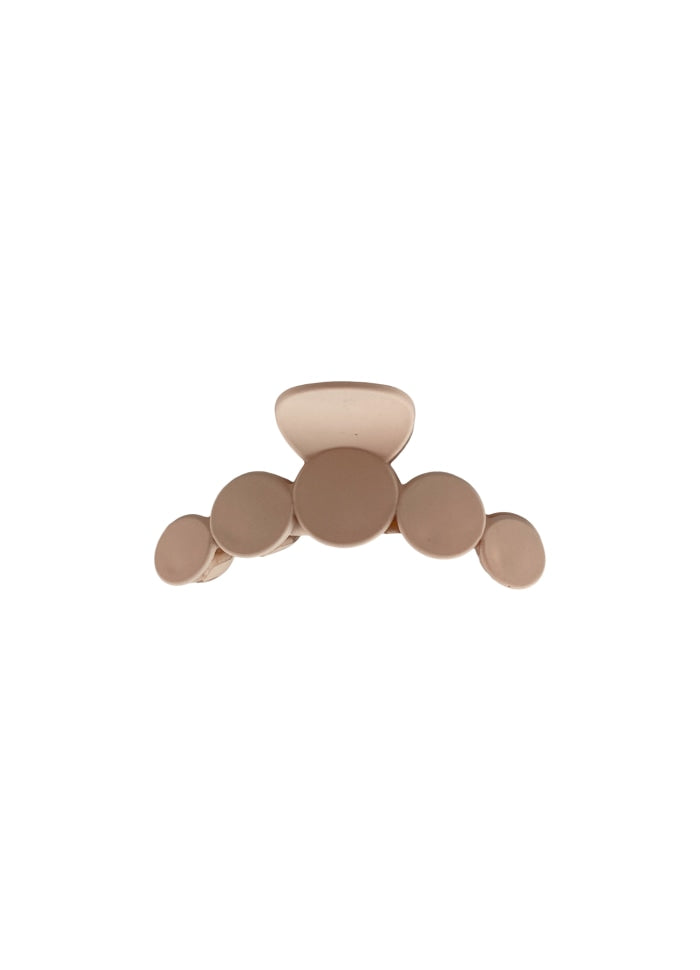 Bubble Matt Hair Claw - Beige