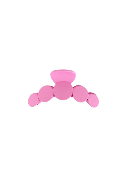 Bubble Matt Hair Claw - Candy Pink