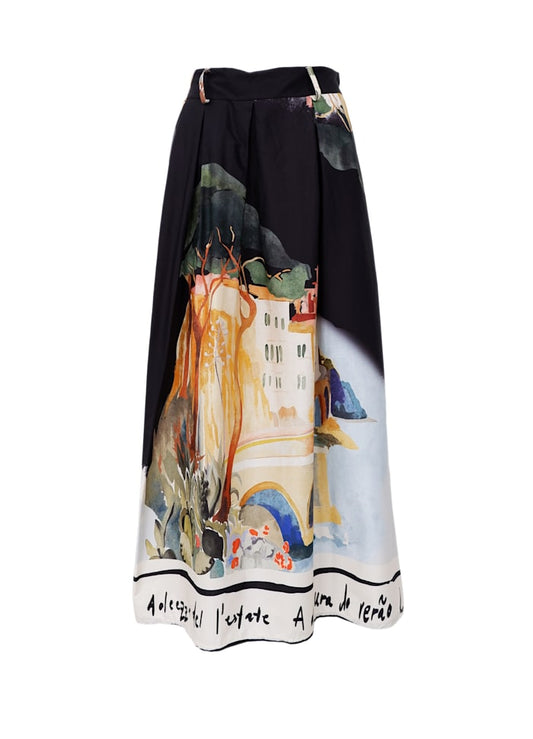 Riviera Skirt by Black Colour