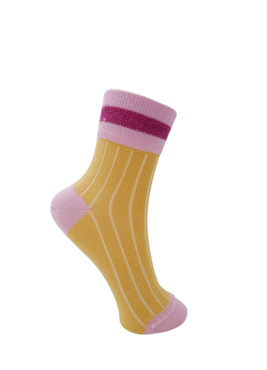 Tikla Socks - Yellow by Black Colour