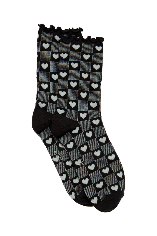 Hollie Heart Socks by ICHI