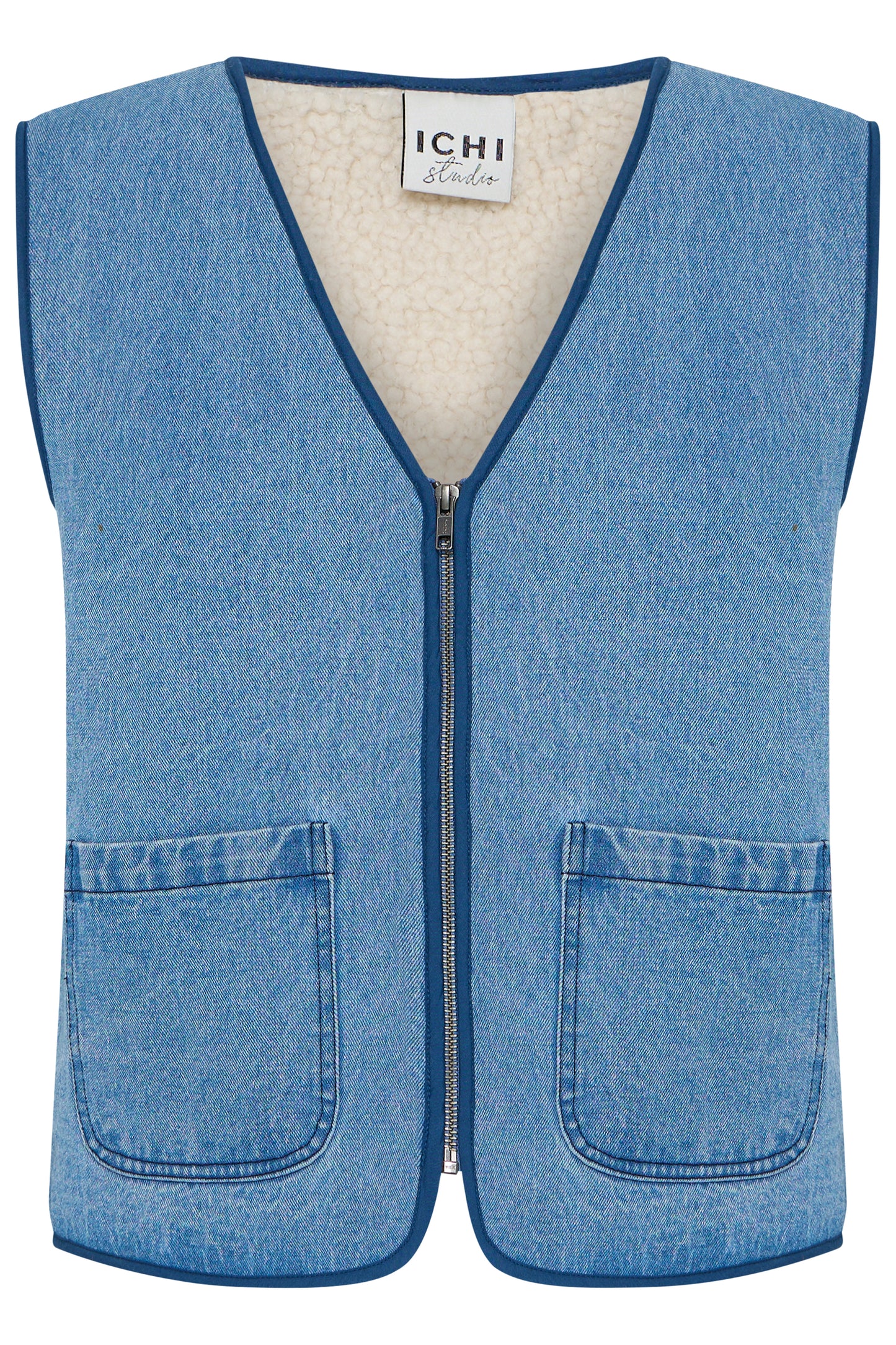 Hiramo Denim Waistcoat by ICHI